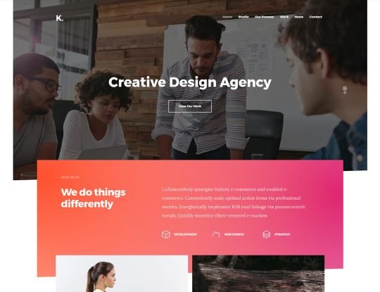 Creative Agency WordPress Theme - Kallyas