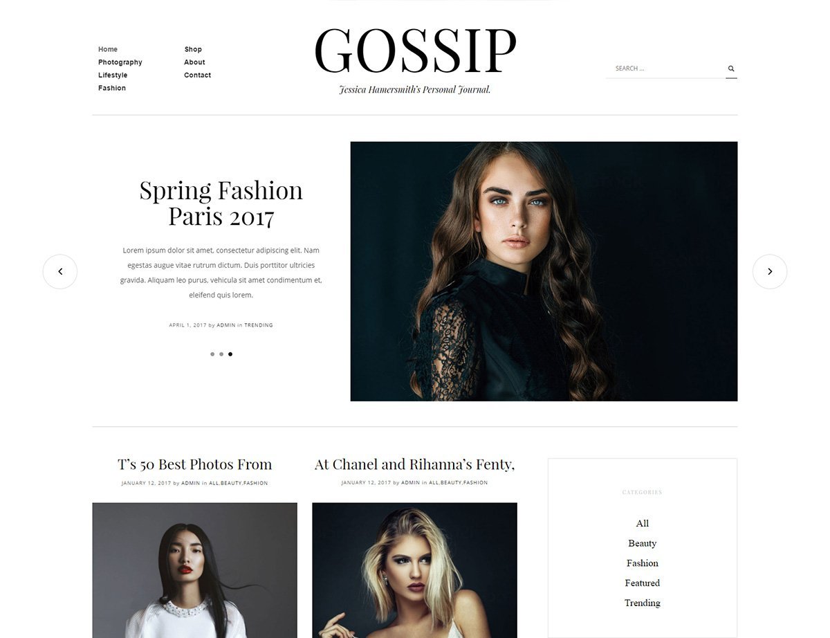 Gossip News WordPress Theme - Kallyas