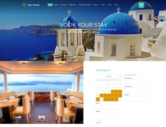 Travel & Hotel Booking WordPress Theme - Kallyas
