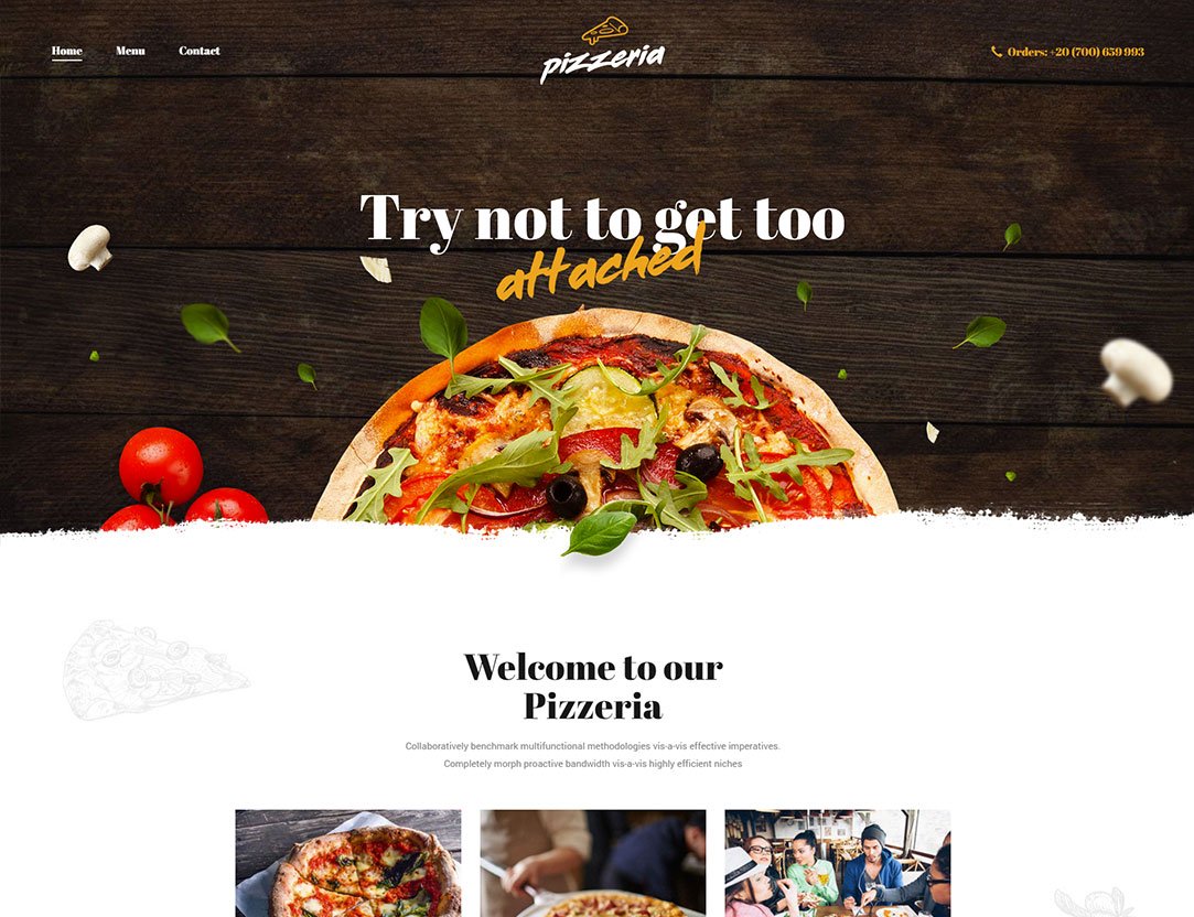 Pizza Delivery & Fast Food WordPress Theme - Kallyas