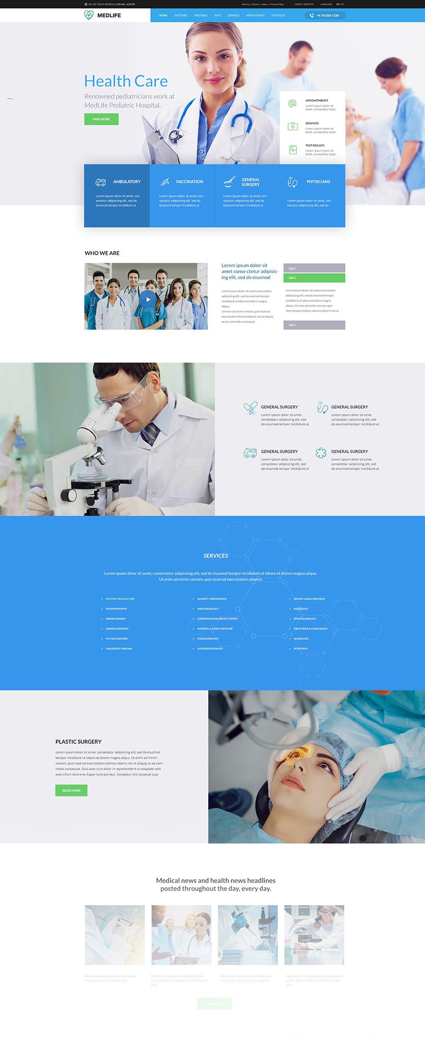 Health & Medical WordPress Theme - Kallyas