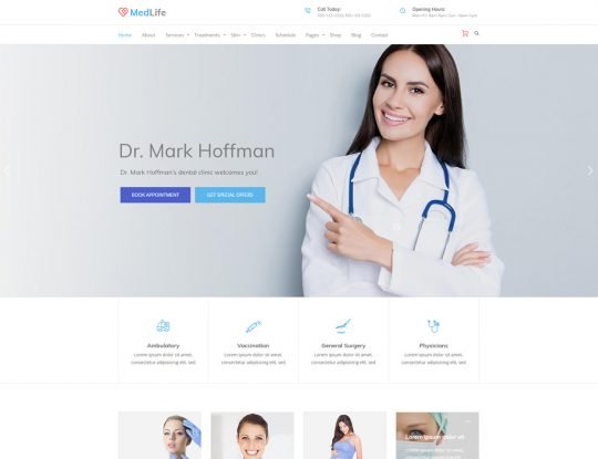 Health Medlife - Health Care HTML template