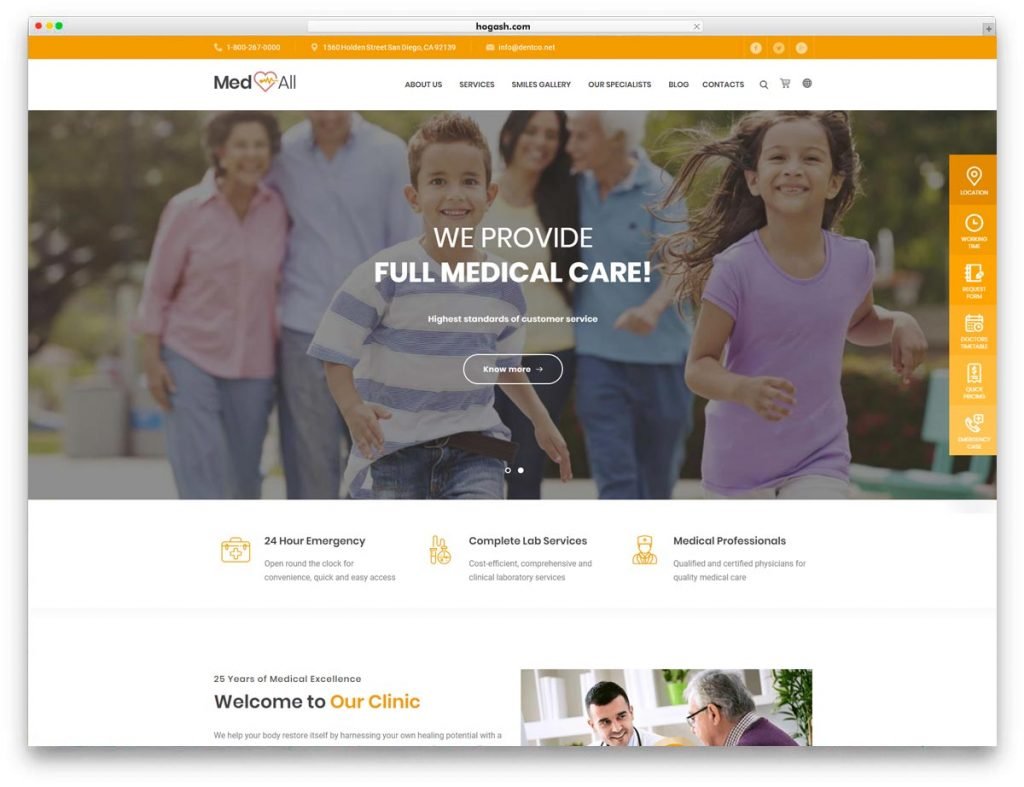 Healthcare WordPress Theme