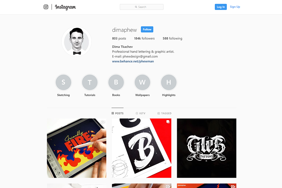 Ux UI Instagram