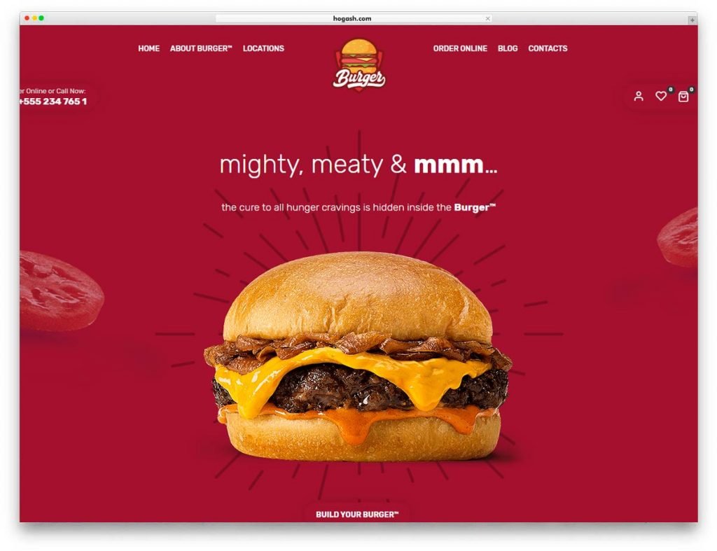 Fast Food & Restaurant WordPress Theme