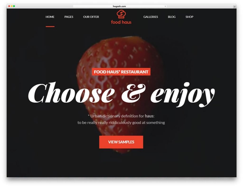 Restaurant Bistro WordPress Theme