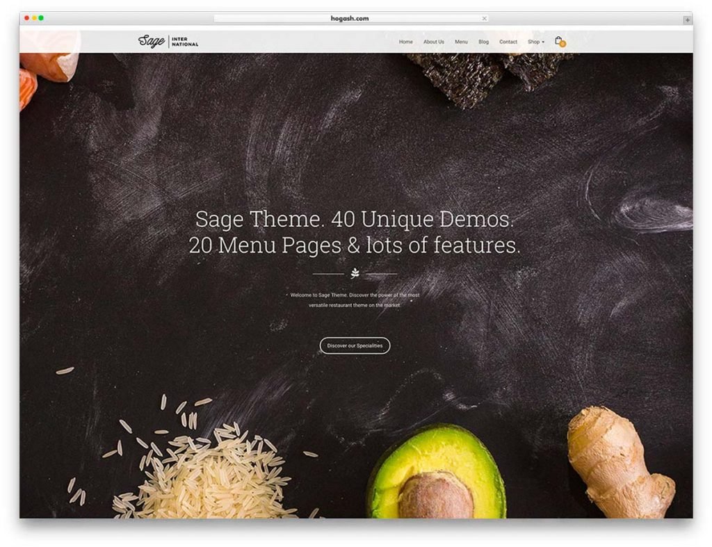 Restaurant Food WordPress Theme