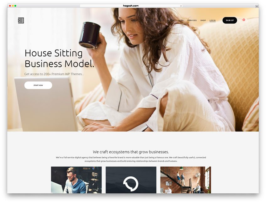 House Sitting Website WordPress Theme