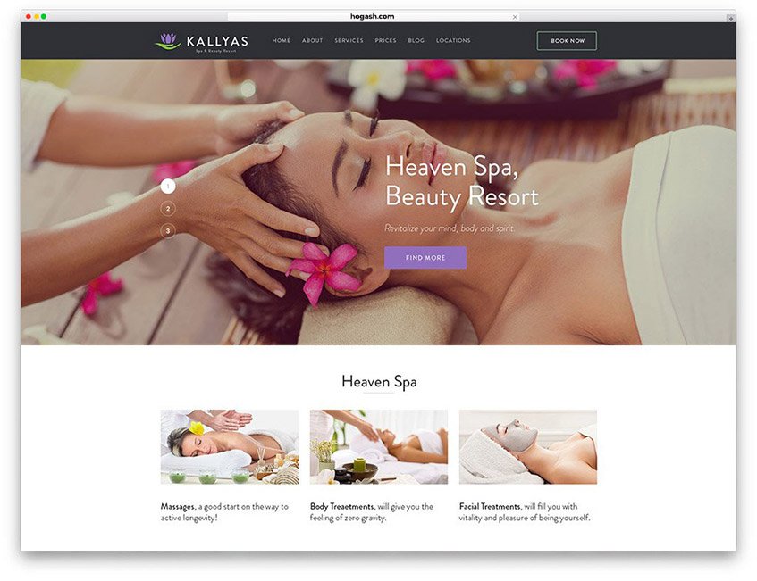 Massage Therapist Website WordPress Theme