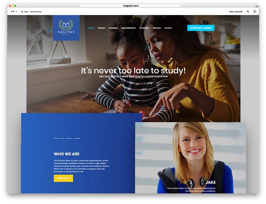 Tutoring Services Website WordPress Theme