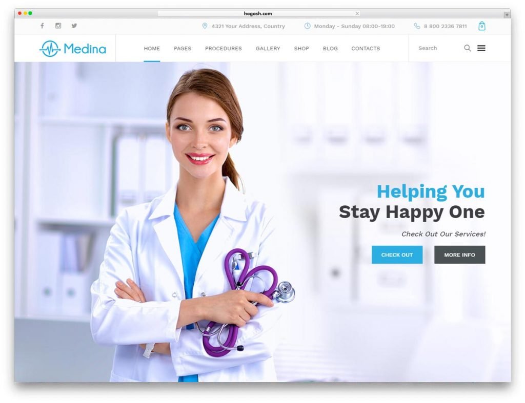 Medical Health WordPress Theme