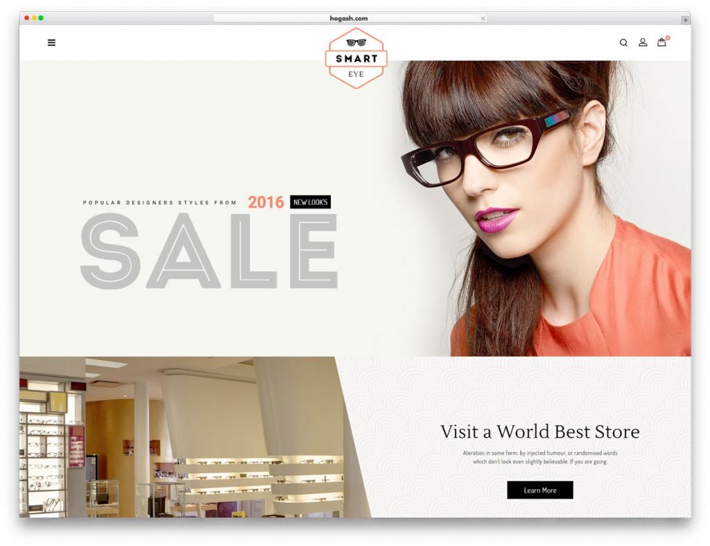 Sunglasses Store WordPress Theme