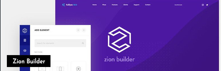 Free page builder Zion Builder