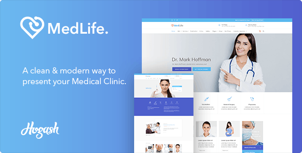 Medlife - Free WordPress theme