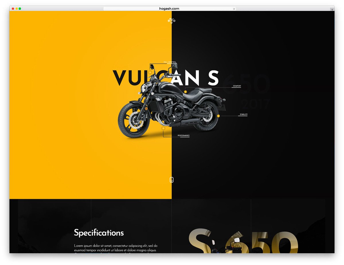 Motorcycle Store - Free PSD Website Template